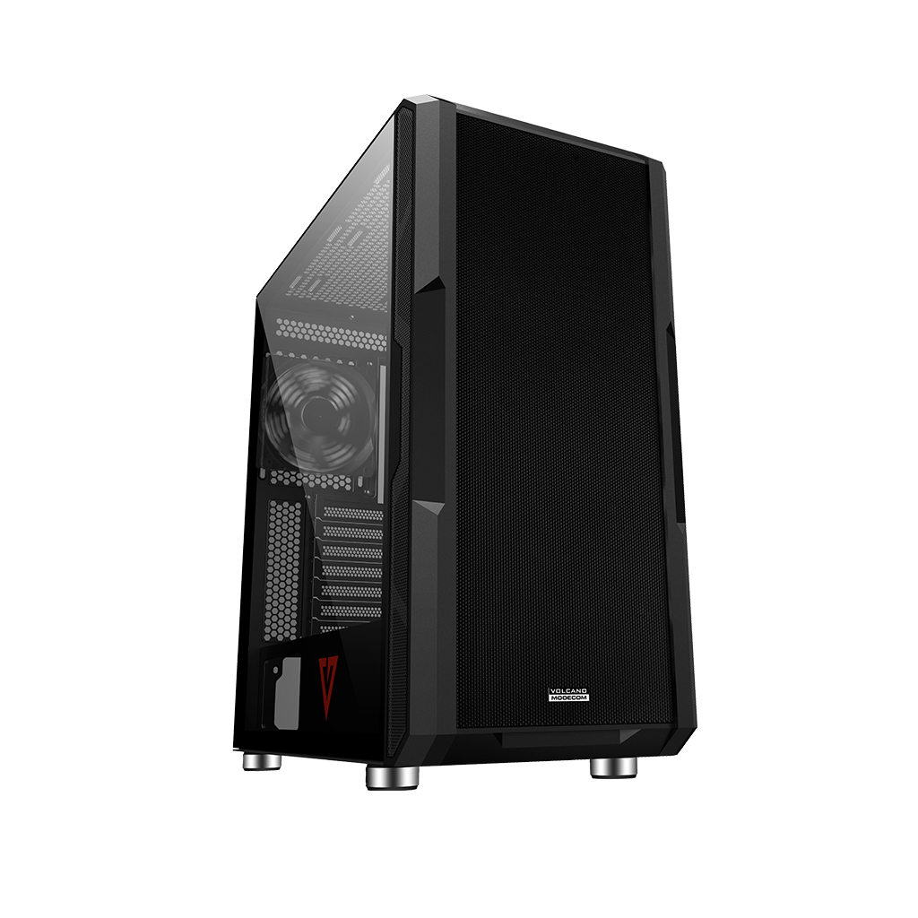 Modecom AMIRANI Midi Tower Gaming-Gehäuse ATX micro ATX Mini-ITX Gehärtetes Glas Schwarz