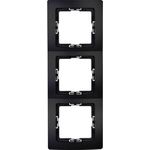 Kopp Rahmen Abdeckung Paris Schwarz (matt) 308650062 (308650062)