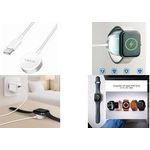 LogiLink Smartwatch-Induktions-Ladekabel für Apple, weiß für Apple-Smartwatches der Serien 0/1/2/3/4/5/6/7/8/9/10, - 1 Stück (PA0379)