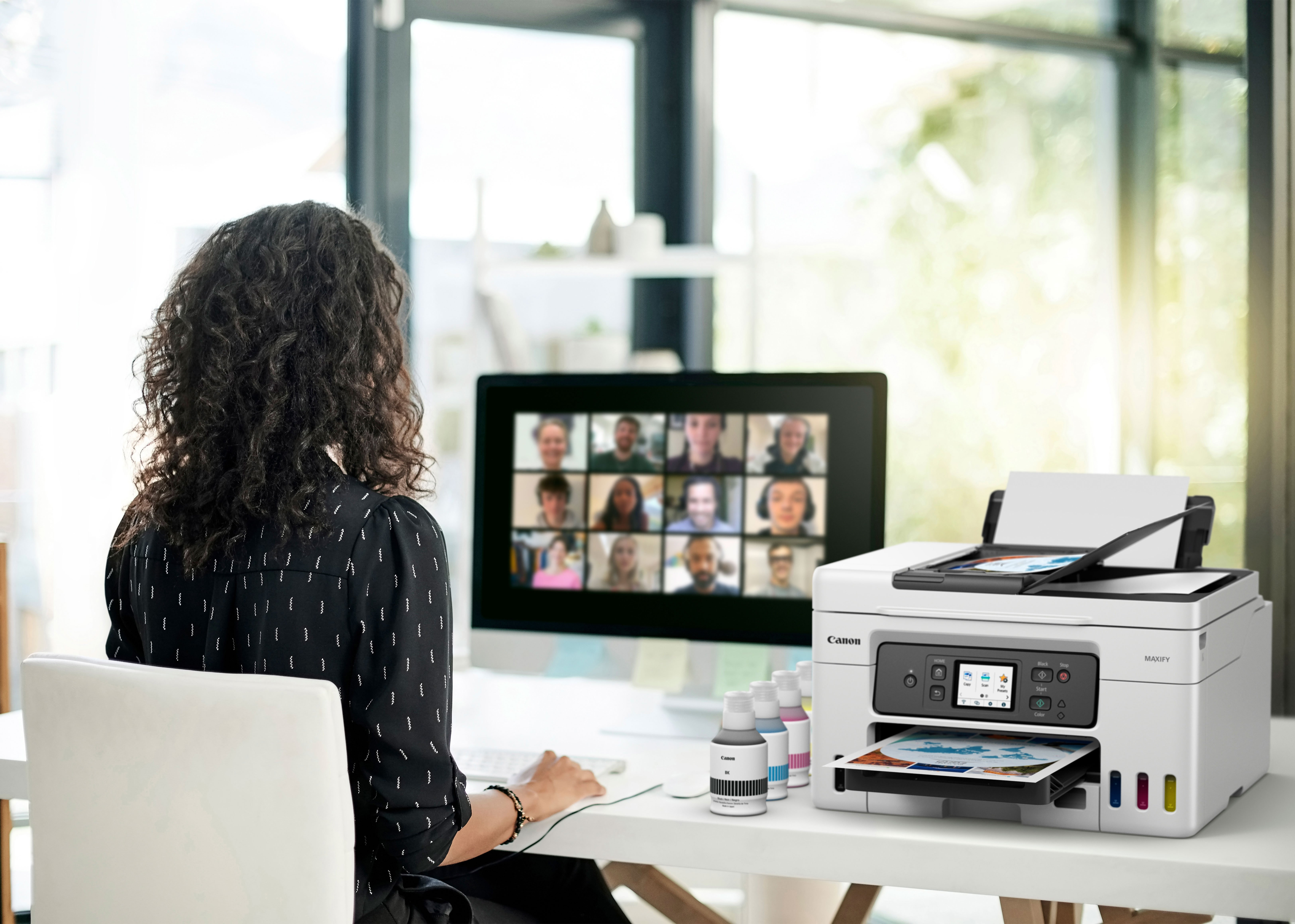 Canon MAXIFY GX4050 Multifunktionsdrucker A4 Tintenstrahl Schwarz, Weiß