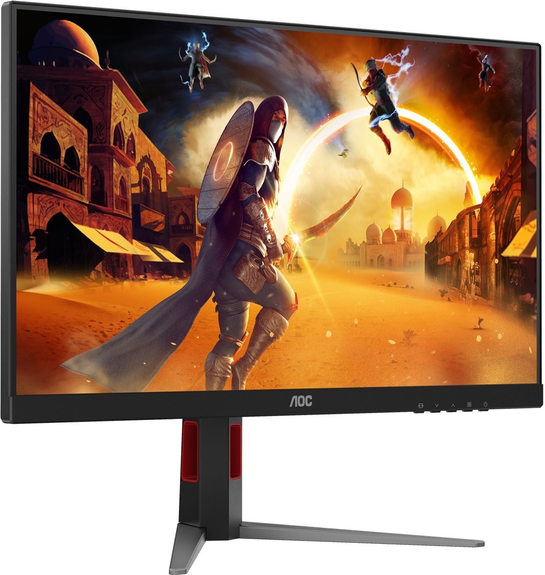 AOC 27G4HA, Gaming-Monitor - (68.6 cm (27 Zoll), schwarz (matt), FullHD, Fast-IPS, HDMI, DP, Lautsprecher, 200Hz Panel) [Energieklasse E] (27G4HA)