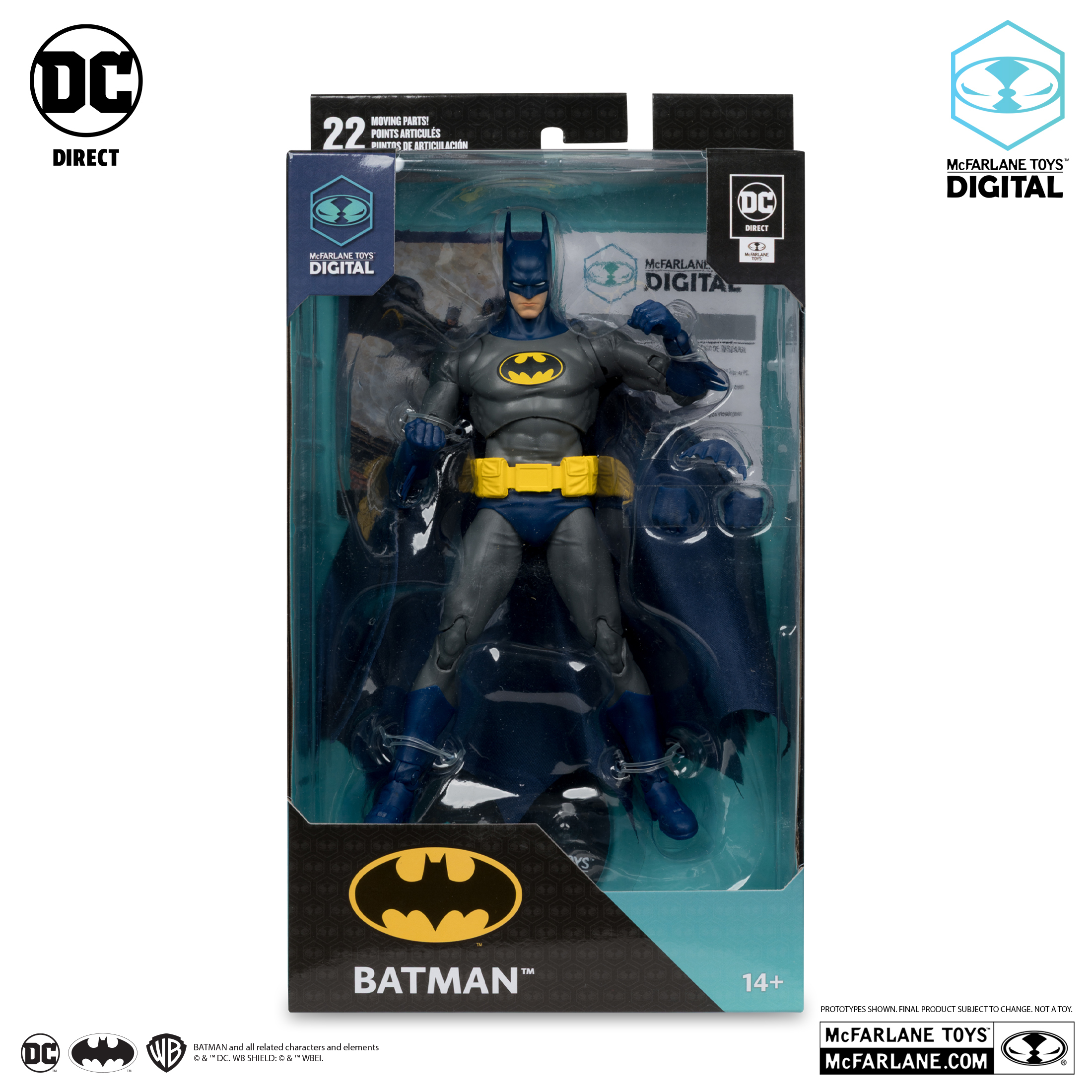McFarlane Toys DC Direct Batman Actionfigur 7" Schwarz