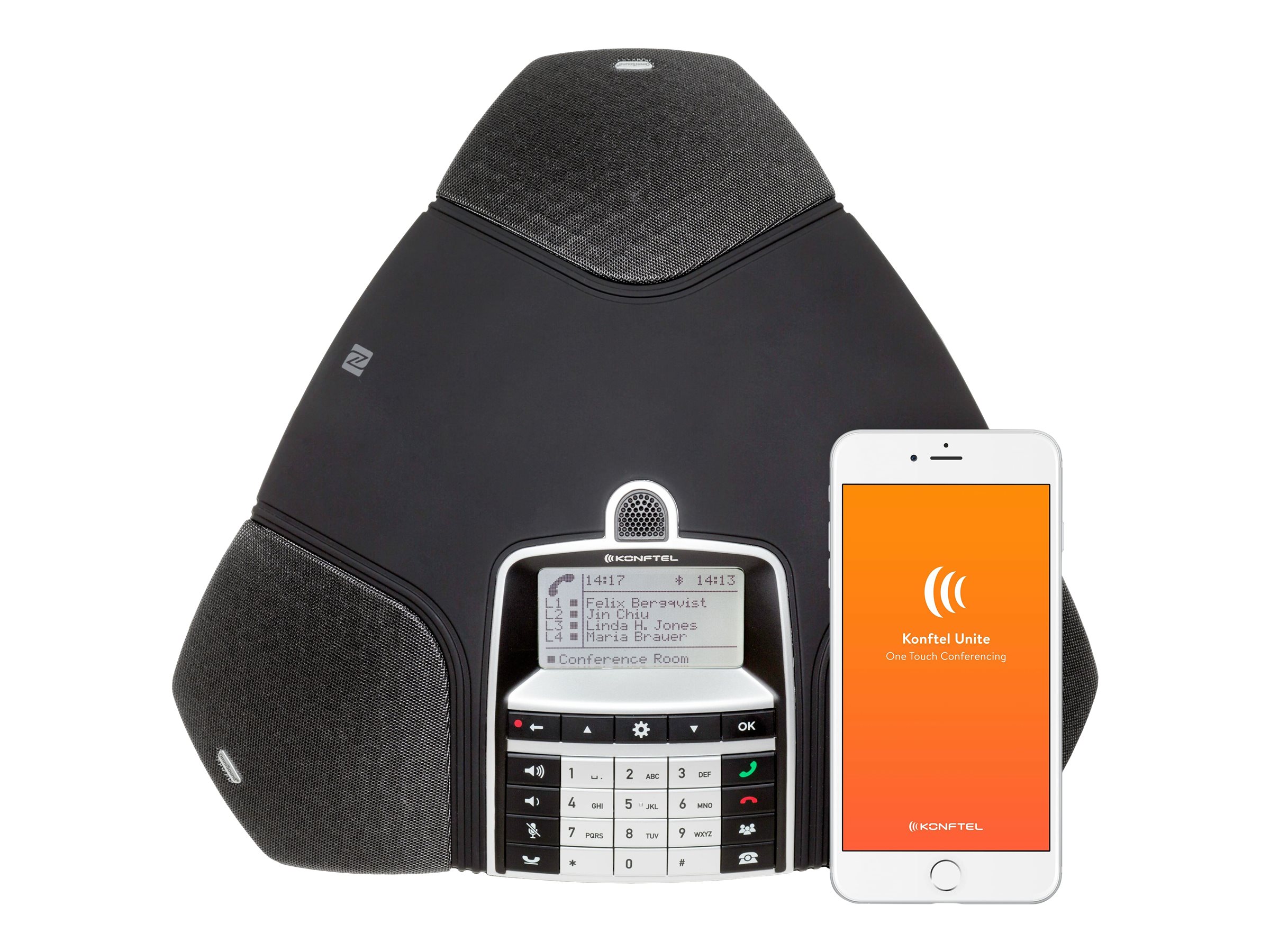 Konftel 300IPx VoIP-Konferenztelefon Liquorice Black