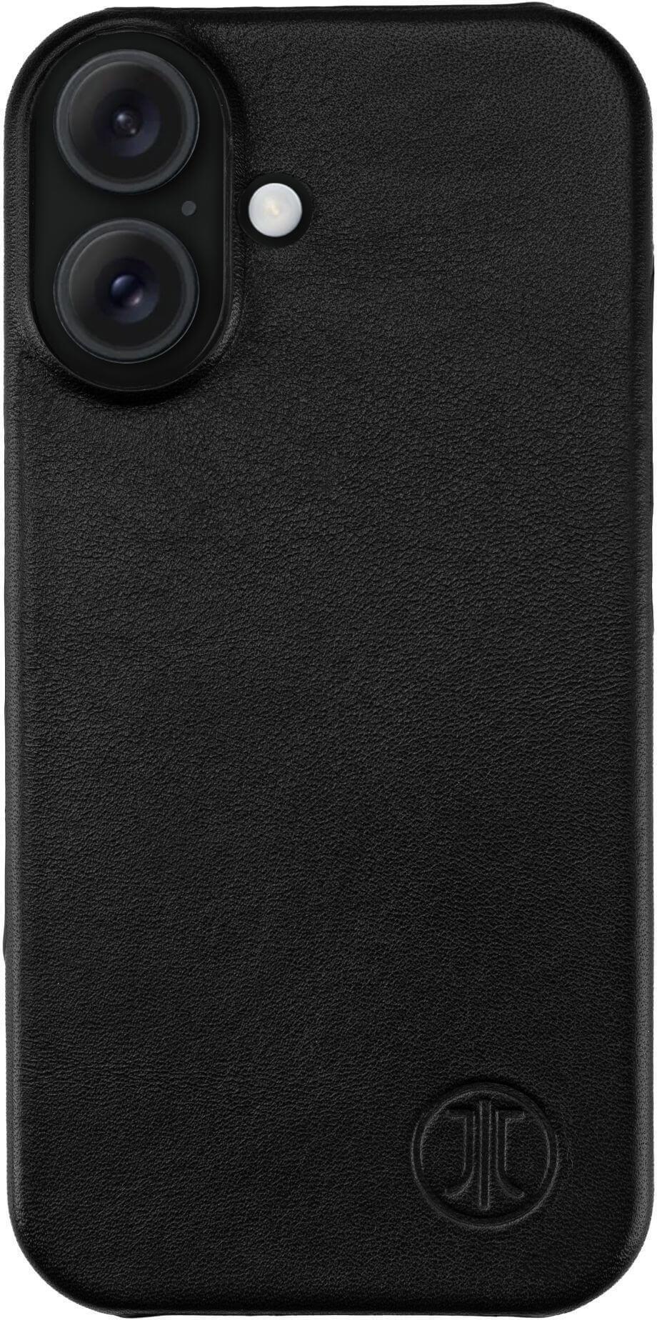 JT Berlin Echtleder BackCase Kreuzberg| Apple iPhone 16| schwarz| 11066 (11066)