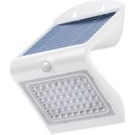 Goobay LED-Solar-Wandleuchte mit Bewegungsmelder 4 W weiß - LED-Solarleuchte bietet eine (77441)