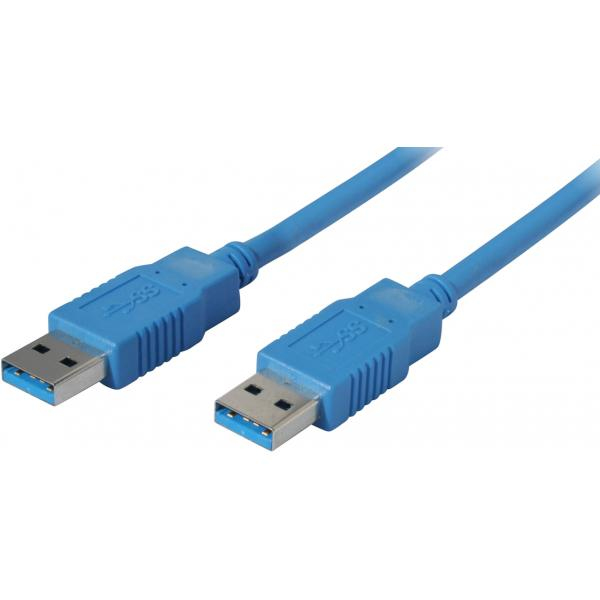 ShiverPeaks BASIC-S USB 3.0 Kabel USB A USB A 3 m Blau