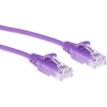 ACT Purple 3 meter LSZH U/UTP CAT6 datacenter slimline patch cable snagless with RJ45 connectors (DC9303)