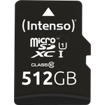 Intenso microSD Karte UHS-I Premium Speicherkarte 512 GB Klasse 10 (3423493)