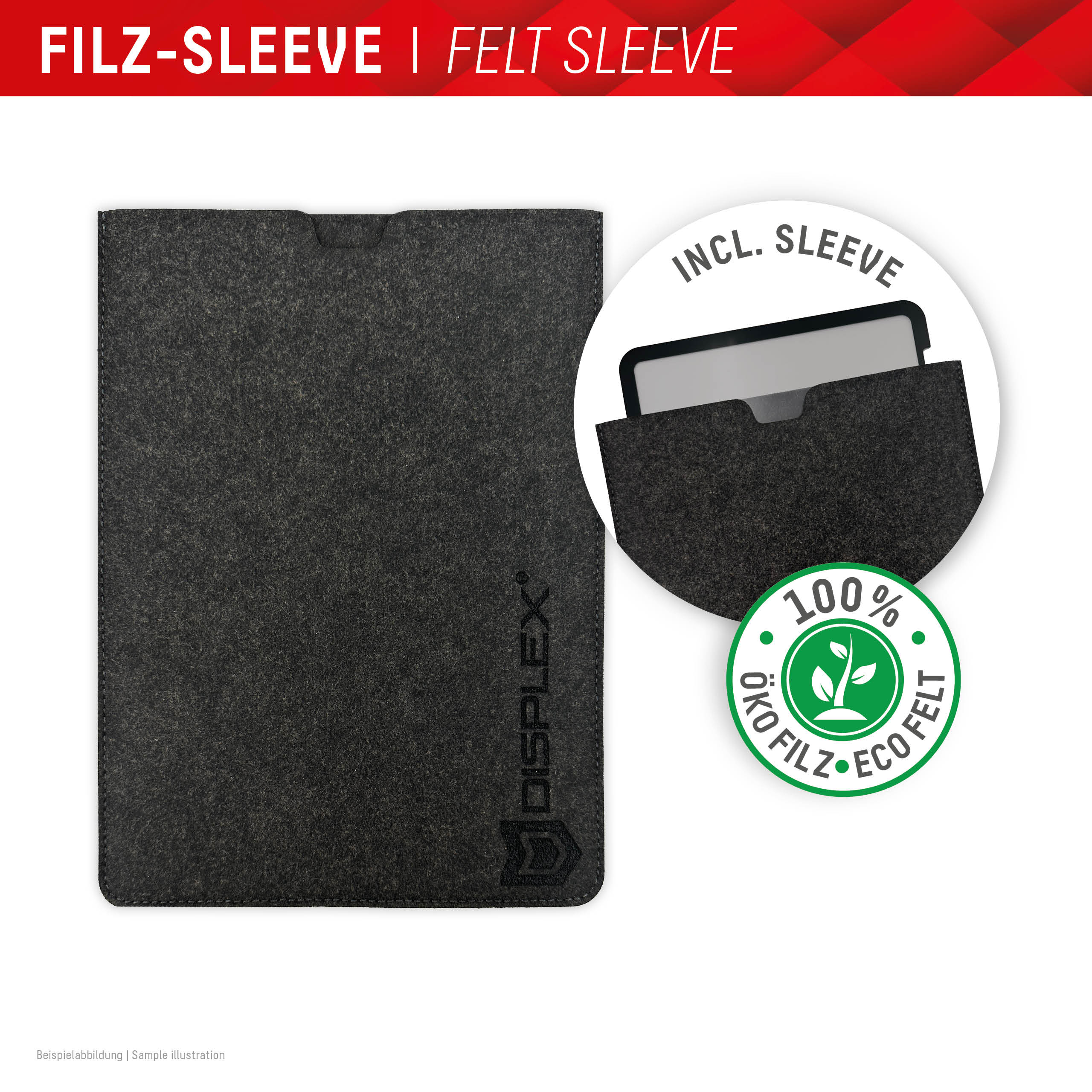 Displex Tablet Privacy Safe Blickschutzfilter für iPad Pro 13"/Air 13" (2024) Schwarz