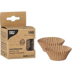 PAPSTAR Backförmchen, aus Kakaoschalen, 50 mm, natur aus Frischfaser und Kakaoschalen, backfest bis 220 Grad, - 1 Stück (88694)