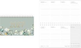 Häfft Tischkalender pocket "Minty Leaves", 2027 (11355-4)
