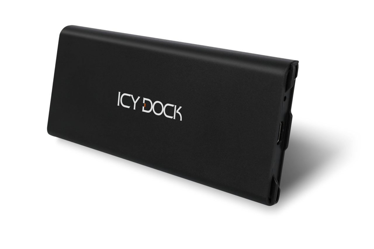 ICY Dock ICYNano MB861U31-1M2B M.2 NVMe SSD-Gehäuse USB 3.2 Gen 2 Schwarz