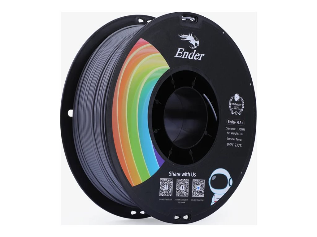 Creality Creality3D PLA+ Filament 1,75 mm 1 kg Grau