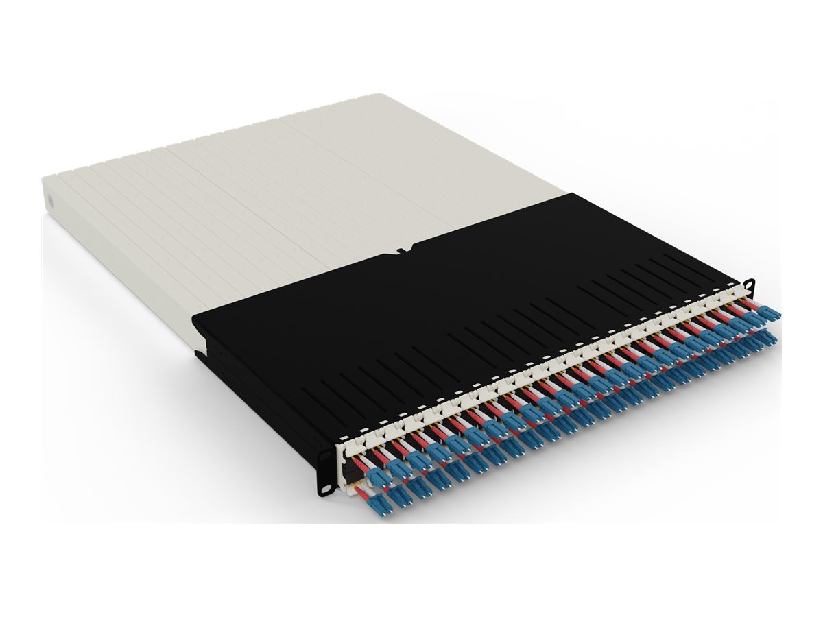 PATCHBOX patchbox.one PONE30OS211 30U Glasfaser Kabeleinzugssystem Schwarz, Gelb