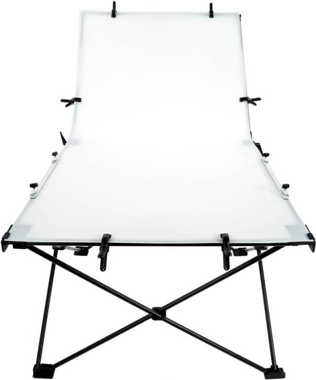 Godox FPT100200 Fotohintergrund Aufnahmetisch 1000 x 2000 mm Weiß