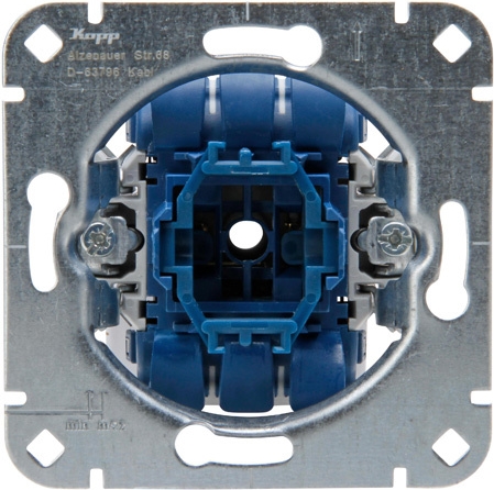 KOPP 507700003 Unterputz Kreuzschalter-Sockel (ohne Abdeckung | 250V | 10AX | 10A | IP20) (507700003)