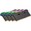 Corsair Vengeance RGB PRO SL - DDR4 - Kit - 32 GB: 4 x 8 GB - DIMM 288-PIN - 3200 MHz / PC4-25600 - CL16 - 1.35 V - ungepuffert - non-ECC - Schwarz (CMH32GX4M4E3200C16)