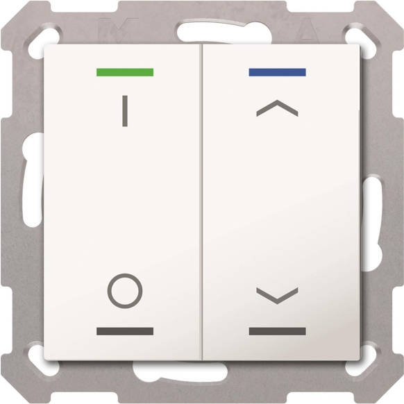 MDT BE-TAL5502.D1 Taster Light 55 2-fach reinweiß (BE-TAL5502.D1)