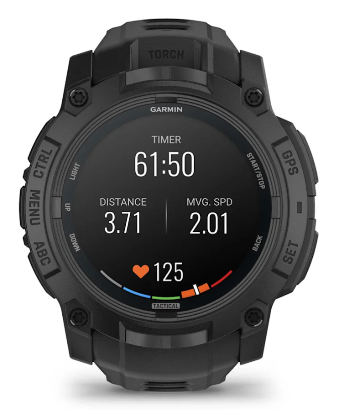 Garmin Instinct 3 AMOLED Tactical Edition 1.3" AMOLED 4 GB Schwarz