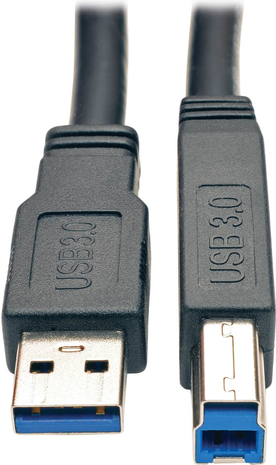 Tripp Lite U328-025 USB Kabel 8 m USB 3.2 Gen 1 (3.1 Gen 1) USB A USB B Schwarz (U328-025)