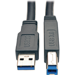 Tripp Lite U328-025 USB Kabel 8 m USB 3.2 Gen 1 (3.1 Gen 1) USB A USB B Schwarz (U328-025)