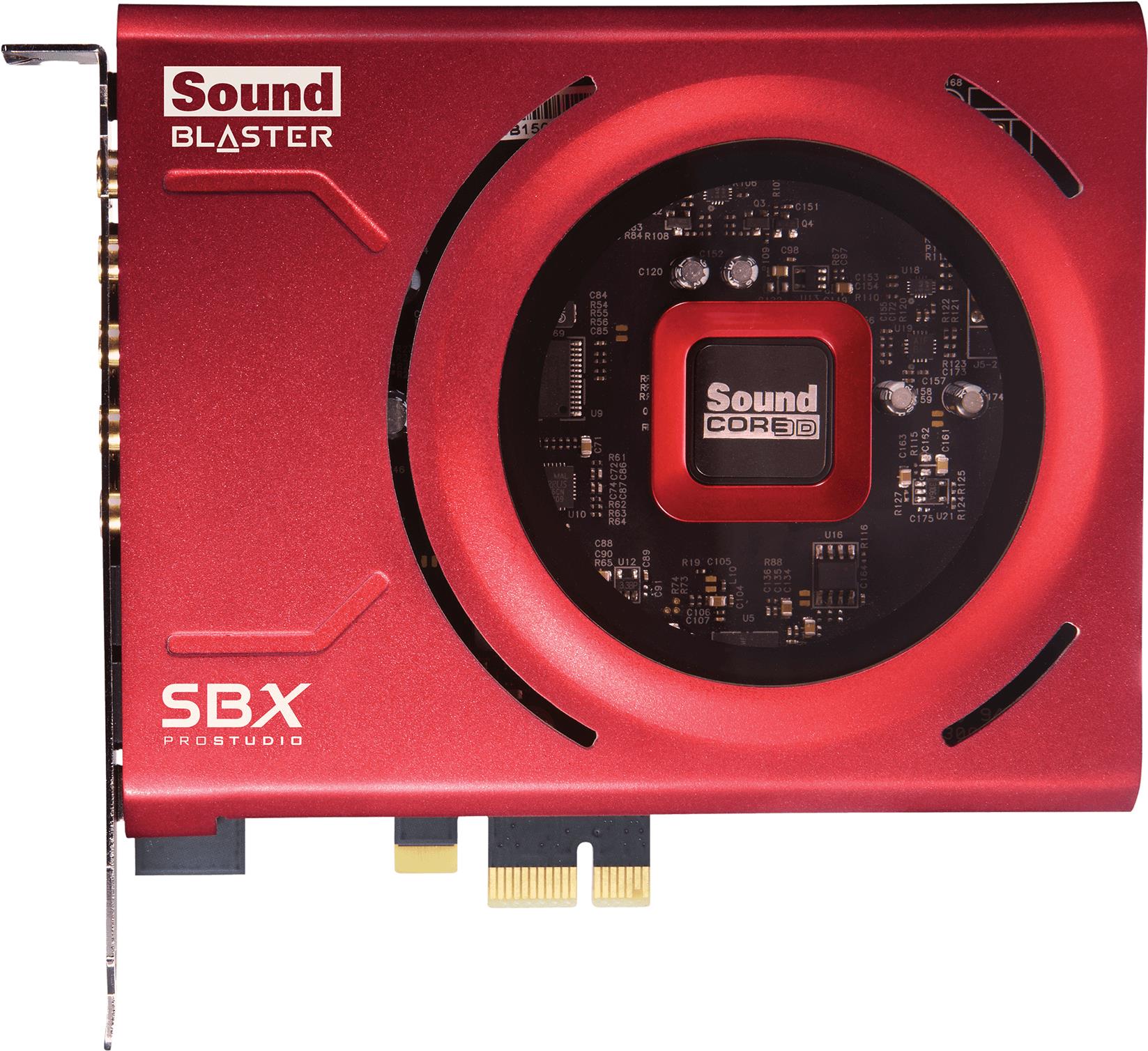 Creative Sound Blaster Z SE Interne Soundkarte PCI Express x1 24-Bit 192 kHz 116 dB SNR Rot