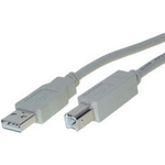 shiverpeaks BS77025 USB Kabel 5 m USB 2.0 USB A USB B Grau (BS77025)