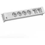 Bachmann Steckdosenleiste 4xUTE 2xCM 0, 2m 916.717 (916.717)