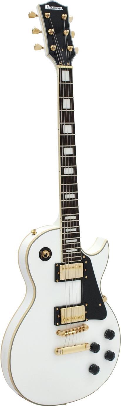 DIMAVERY LP-520 E-Gitarre, weiß/gold (26215160)