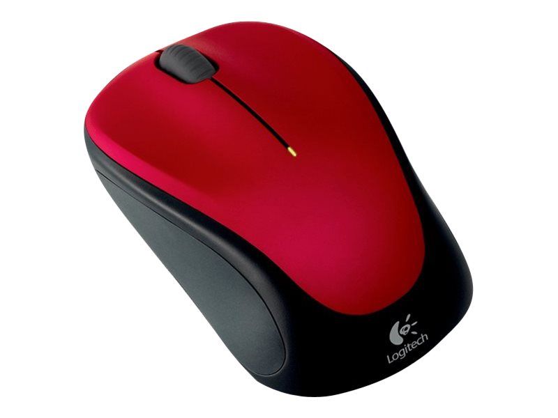 Logitech M235 Kabellose Maus 2. Generation Optisch 2,4 GHz USB Rot