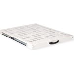 ROLINE 19 Zoll Fachboden 1 HE ausziehbar 550 T 25 kg grau (26.21.0116)