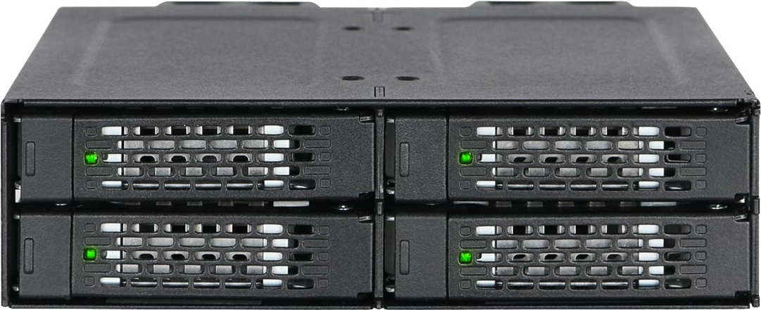 ICY DOCK ToughArmor MB699VP-B Backplane für 4x 2,5" NVMe U.2 SSD Schwarz