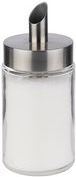 APS Zuckerdosierer, mit Dosierrohr, Edelstahl/Glas Behälter aus Glas, Schraubddeckel aus Edelstahl, - 1 Stück (40509)