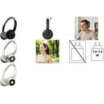 LogiLink BT0072BR Over Ear Kopfhörer Bluetooth Silber (BT0072BR)