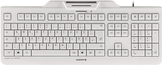 Cherry KC 1000 SC WHITE-GREY KEYBOARD USB UK EN (JK-A0100GB-0)