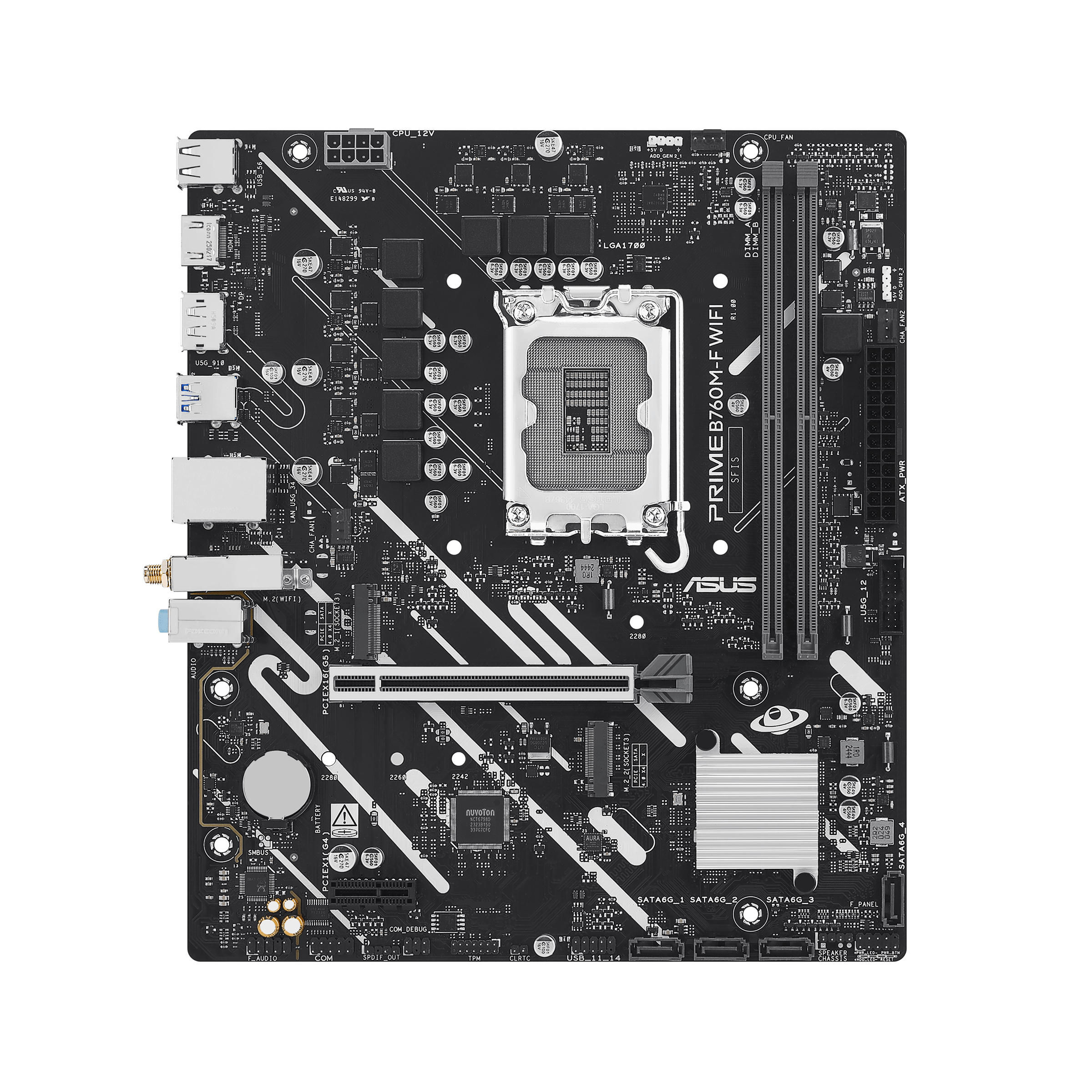 ASUS PRIME B760M-F WIFI Mainboard Micro ATX LGA1700 Intel B760 DDR5