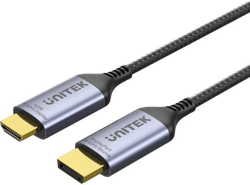 UNITEK KABEL DISPLAYPORT 1.4 ZU HDMI 2.1, 8K, 1.8M (V1610A01)