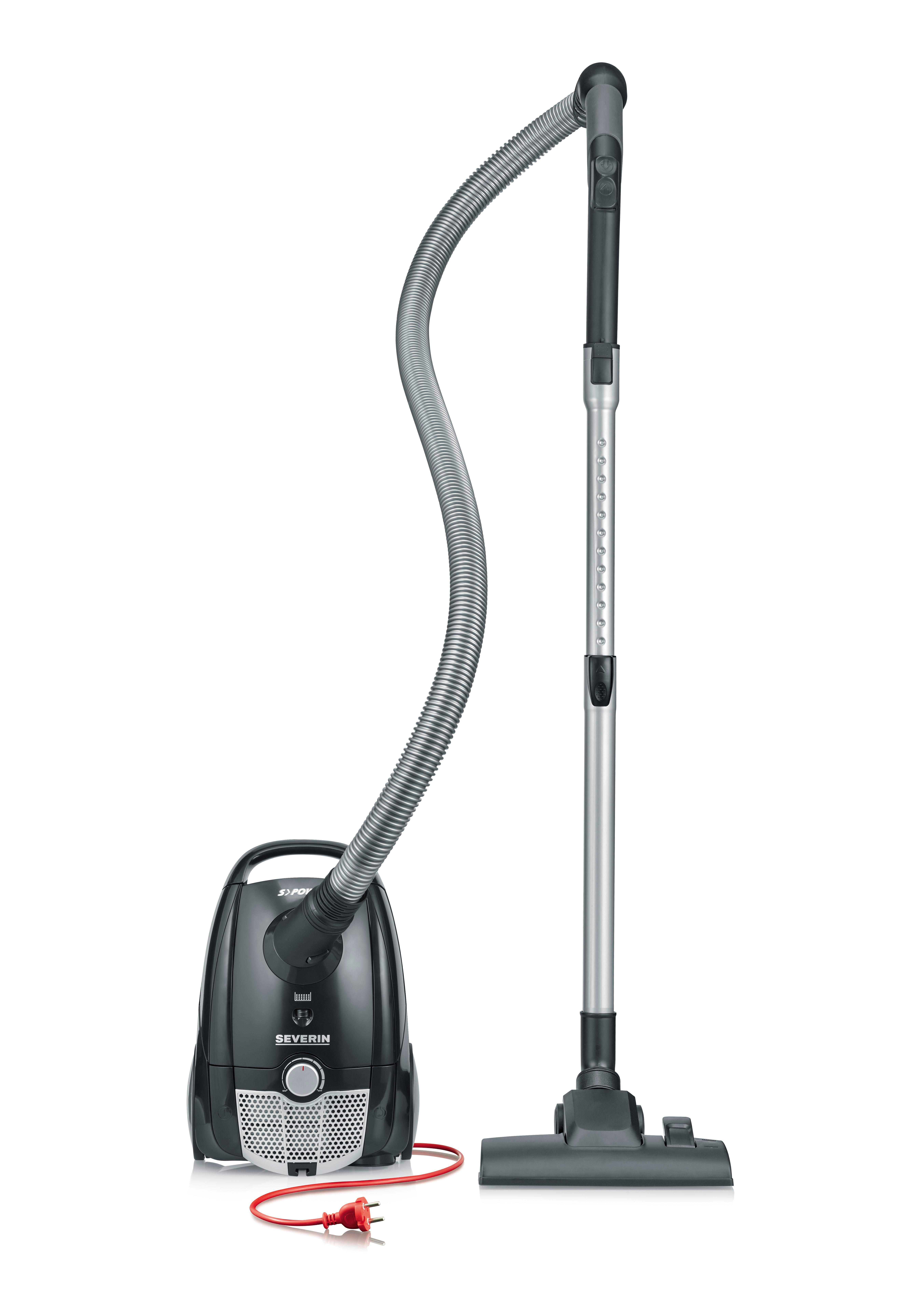Severin S'POWER BC 7030 Bodenstaubsauger 750 W HEPA-Filter Schwarz