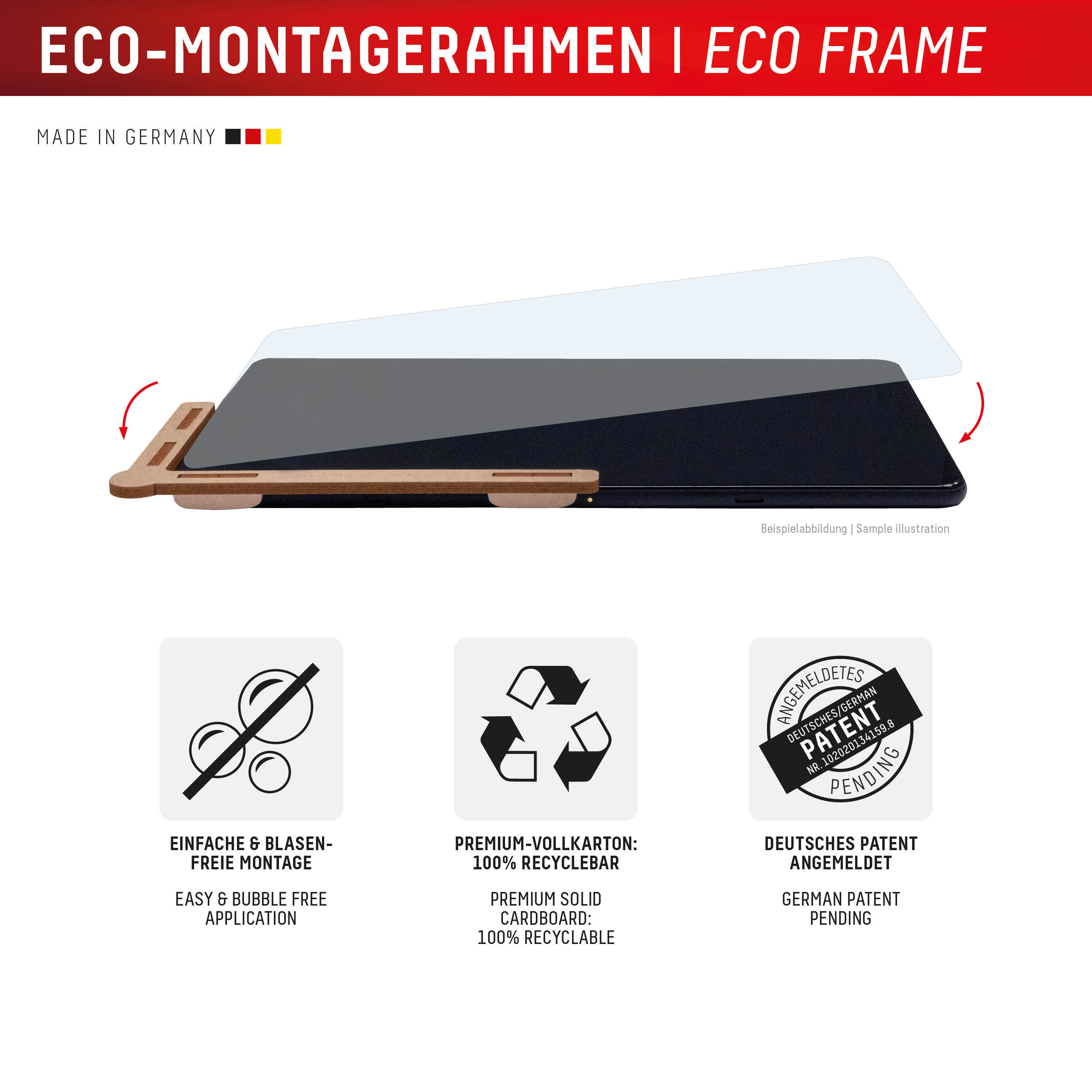 Displex Tablet Glass 9H für Samsung Galaxy Tab S11 Transparent