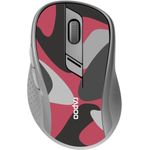 Hama Kabellose lautlose Multi-Mode-Maus "M500", Camouflage/Rot (00184339)