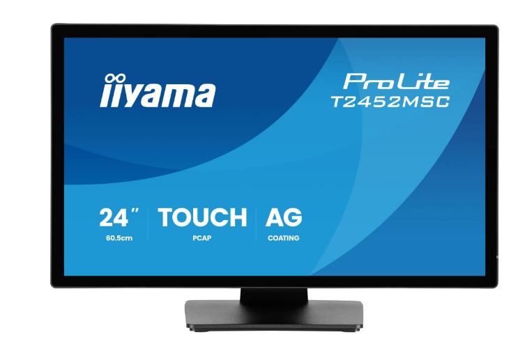 Iiyama ProLite T2452MSC-B2AG 24" Full HD IPS Touch-Monitor 120 Hz HDMI DP USB