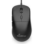 MEDIARANGE Maus 6 Tasten kabelge. USB-C 800-2400 dpi sw (MROS271)