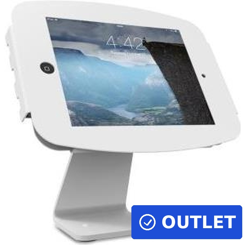 Compulocks iPad Secure Space Enclosure with Rotating 360° Kiosk White (303W224SENW)