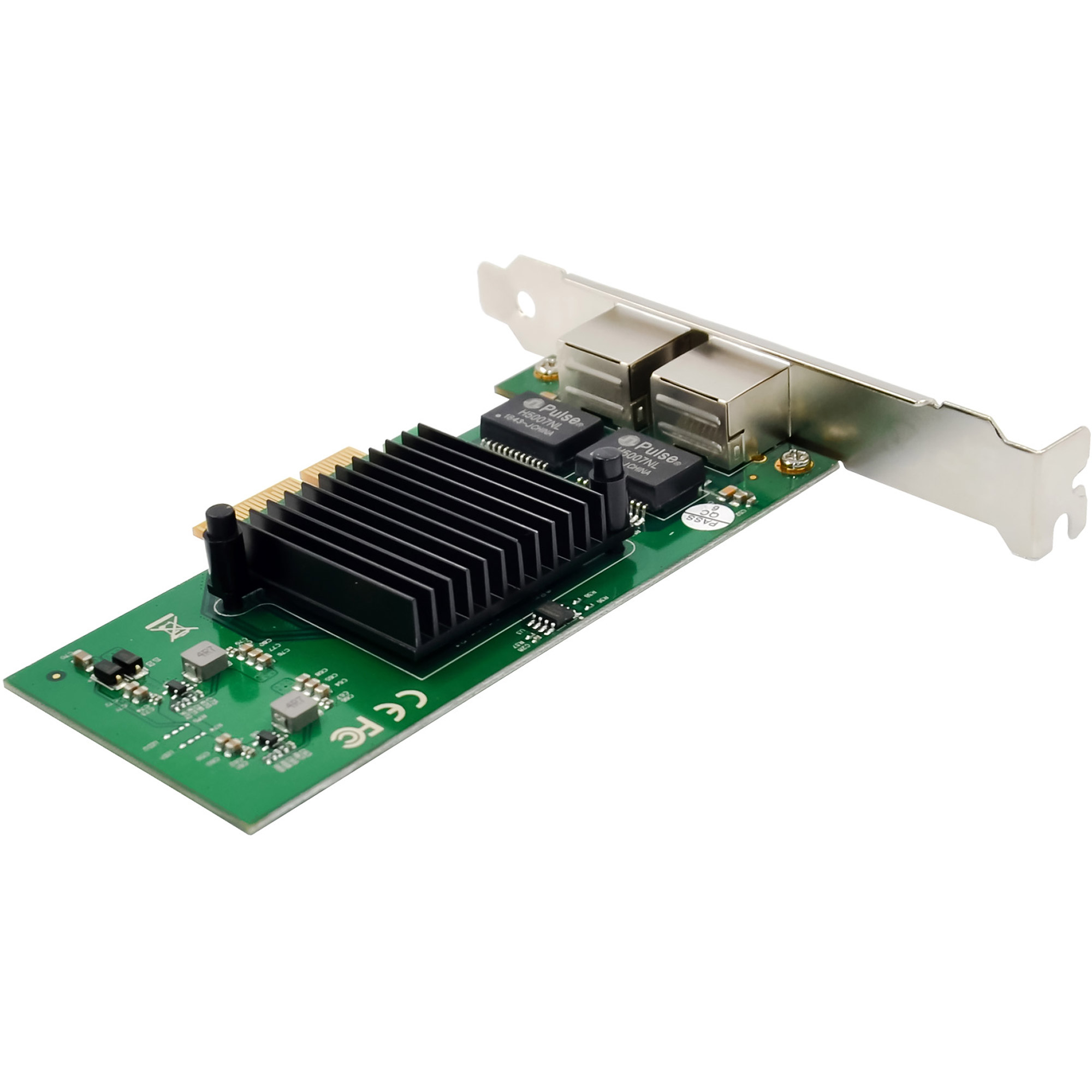 InLine Dual-Gigabit Netzwerkkarte 2x RJ45 1 Gb/s PCIe x4 inkl. Low-Profile