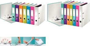 Leitz Ordner WOW 10060016 DIN A4 50mm Pappe gelb (10060016)