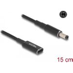 Delock Netzteil 24 pin USB-C (W) zu Gleichstromstecker 5,5 x 2,1 mm (M) (60039)