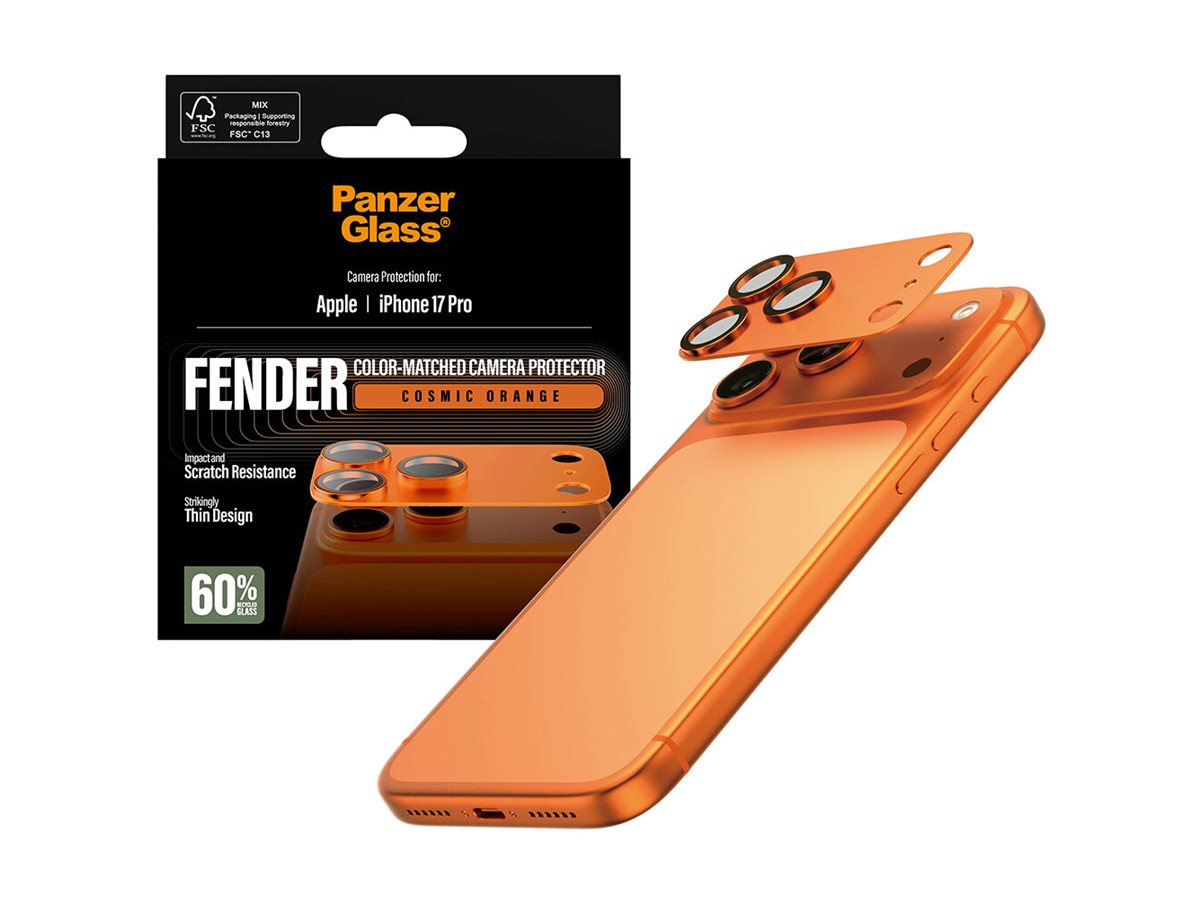PanzerGlass FENDER Objektivschutz Orange