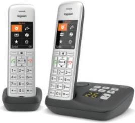 CE575 A Duo Ricevitore supplementare DECT Argento/Nero (L36852-H2929-B104)