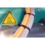 Hellermann Tyton T18L Kabelbinder Polyamid Schwarz 100 Stück(e) (T18L-HS-BK-C1)