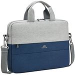 rivacase Riva NB Tasche Prater 10.1"-14" grau/blau 7522 - Tasche (7522 GREY/DARK BLUE)
